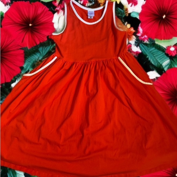 Hanna Andersson Other - Hanna Andersson Red & Purple Bundle  size 10-12 Kids Dress with White Trim